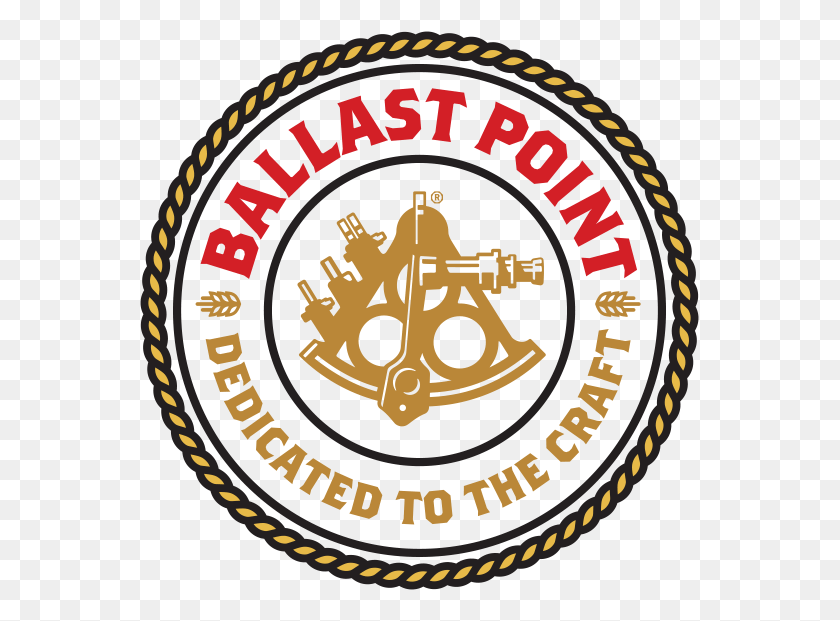561x561 Descargar Png Ballast Point Redondo Logo Sticker Ballast Point Naranja Vanilla Cream Ale, Símbolo, Marca Registrada, Torre Del Reloj Hd Png