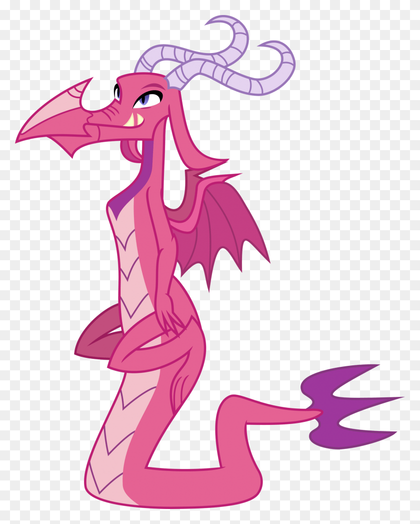 1600x2026 Ballista The Pink Dragoness Vector By Pink1ejack My Little Pony Pink Dragon HD PNG Download