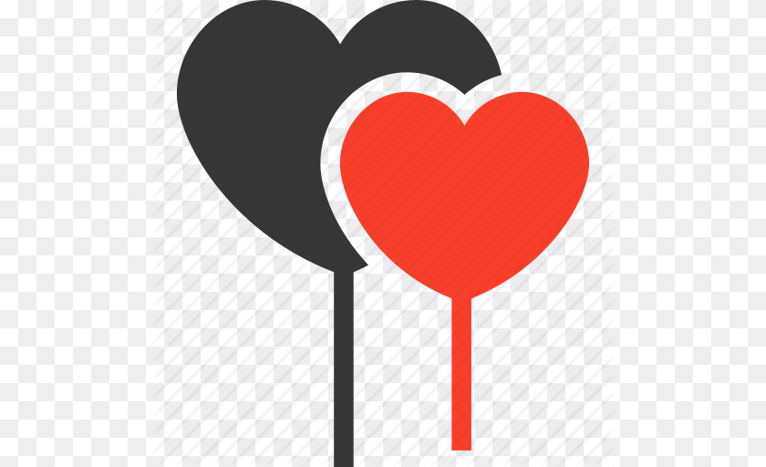 512x512 Balloon Baloon Heart Love Party Romance Scribble Icon, Candy, Food, Sweets, Lollipop Transparent PNG