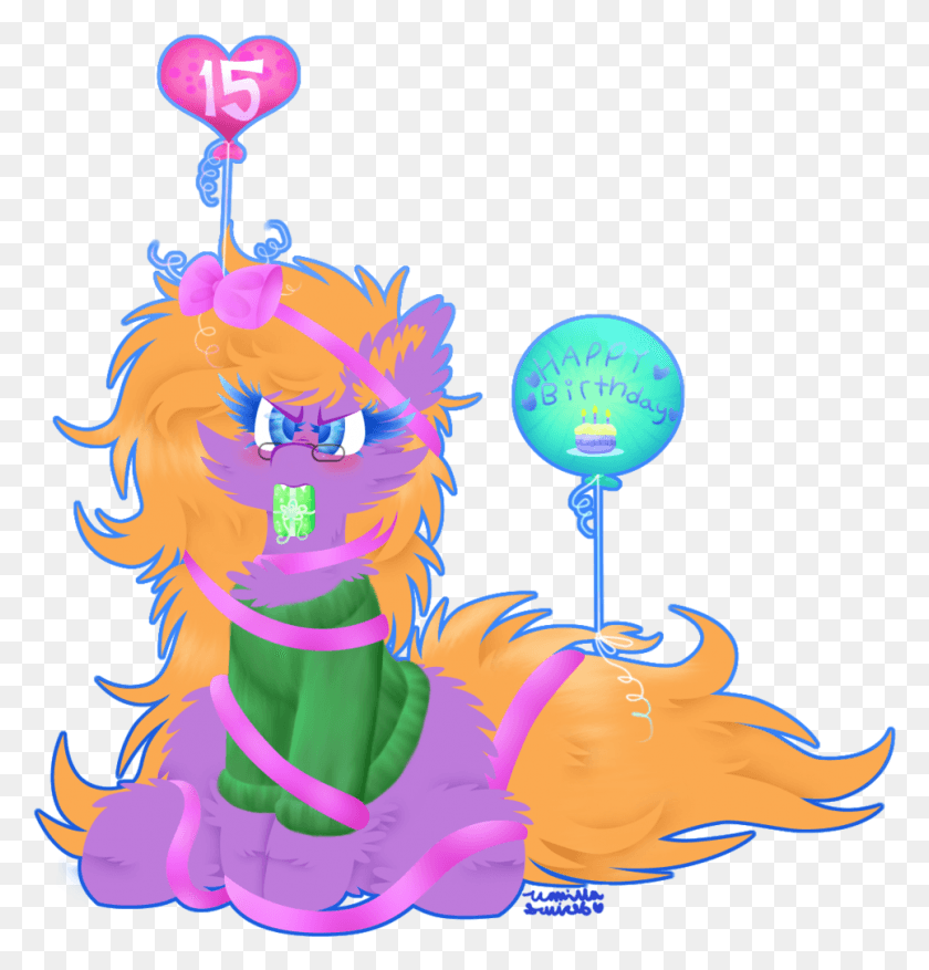 965x1011 Balloon Birthday Bow Clothes Colored Cartoon, Graphics, Floral Design Descargar Hd Png
