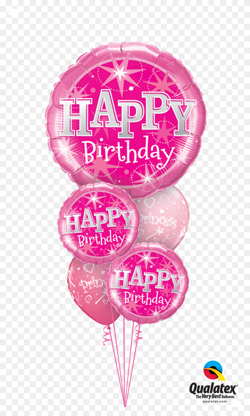 1050x1800 Balloon Bouquets Pink Happy Birthday Balloons Bouquet, Paper, Text, Word HD PNG Download
