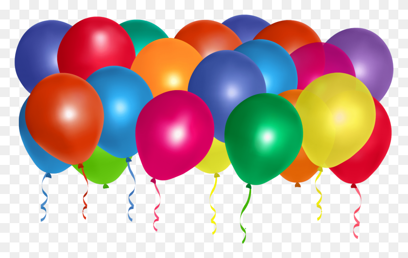3274x1984 Balloon Clipart Happy Birthday Balloon Happy Birthday, Ball HD PNG Download
