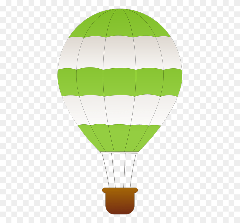437x720 Balloon Fly Hot Air Balloon Flight Striped Hot Air Balloon Clip Art, Hot Air Balloon, Aircraft, Vehicle HD PNG Download