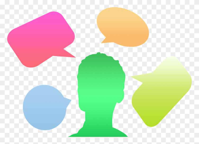 1280x899 Balloon Thought Bubble Head Man Image Head With Thought Bubble, Symbol, Star Symbol, Hand HD PNG Download