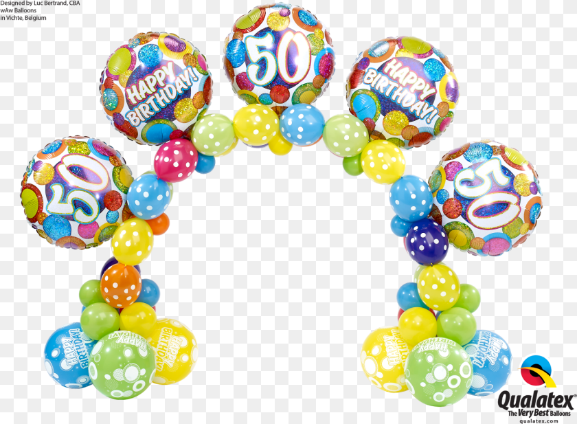 1556x1143 Balloon 50th Birthday Balloon Full Size Qualatex Transparent PNG