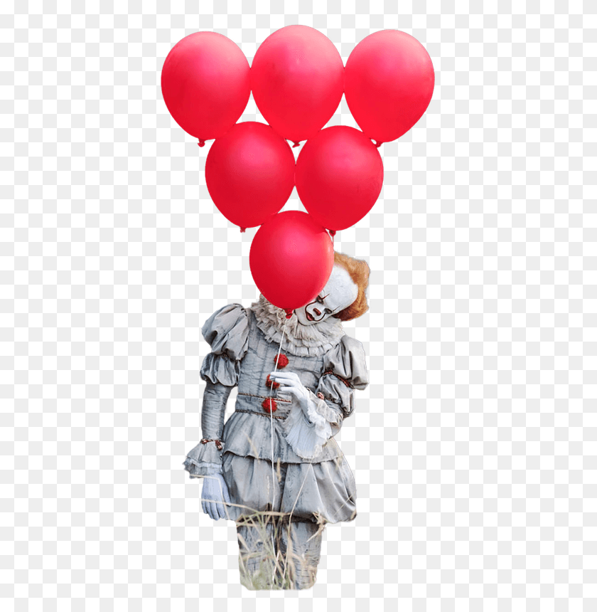 391x800 Balloons Clipart Pennywise Pennywise With Balloon, Ball, Person, Human HD PNG Download