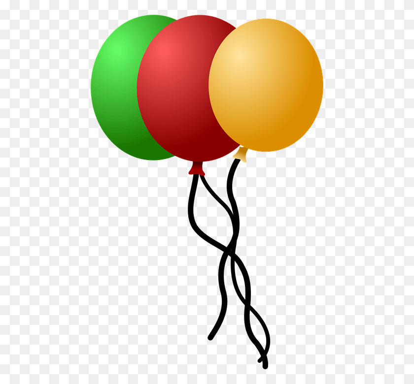 472x720 Balloons Party Green Red Yellow Helium Red Green And Yellow Balloons, Balloon, Ball HD PNG Download