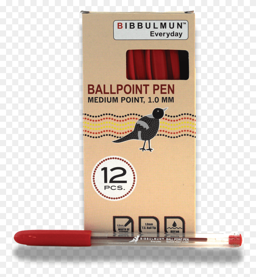 1337x1457 Ballpoint Pen Medium Point Red 12 Pack African Grey, Bird, Animal, Text HD PNG Download