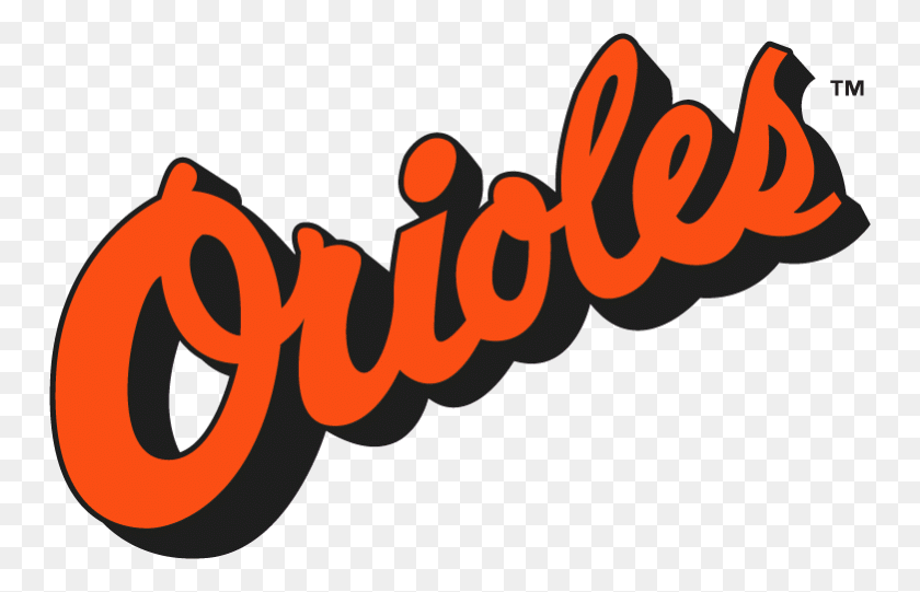 750x481 Baltimore Orioles Wordmark 1988 To 1994 Baltimore Orioles Clip Art, Text, Alphabet, Dynamite HD PNG Download