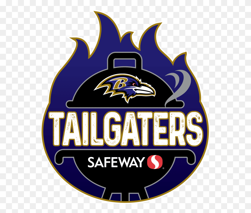 569x653 Baltimore Ravens Tailgaters Badge, Logo, Symbol, Trademark HD PNG Download