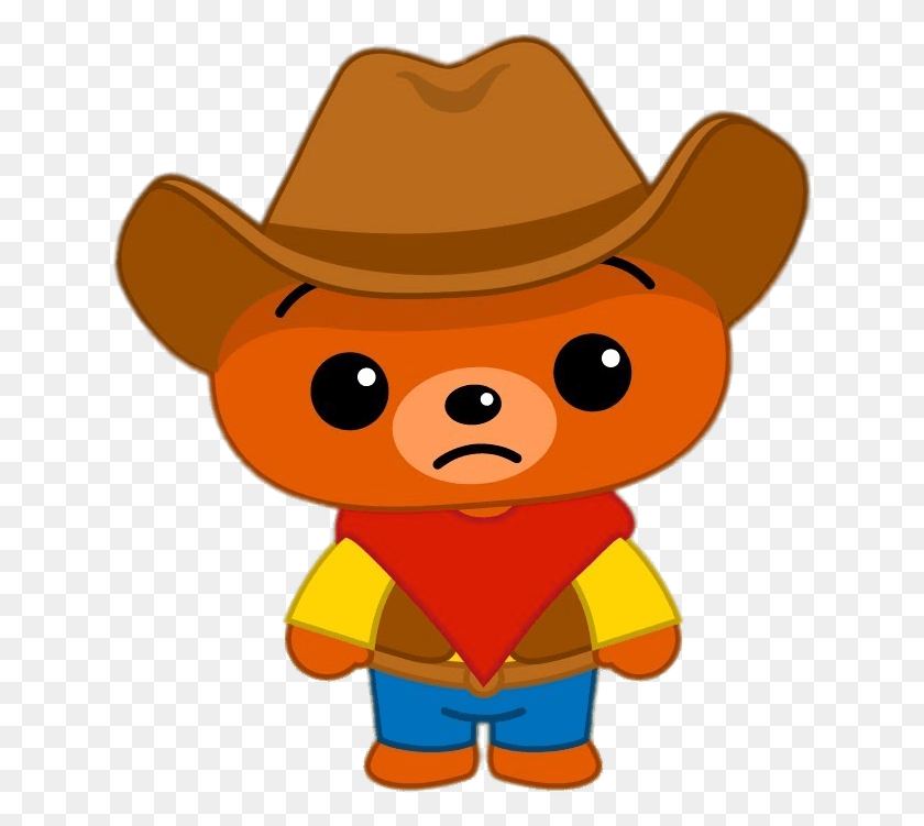 638x691 Bam The Cowboy Cartoon, Clothing, Apparel, Toy HD PNG Download
