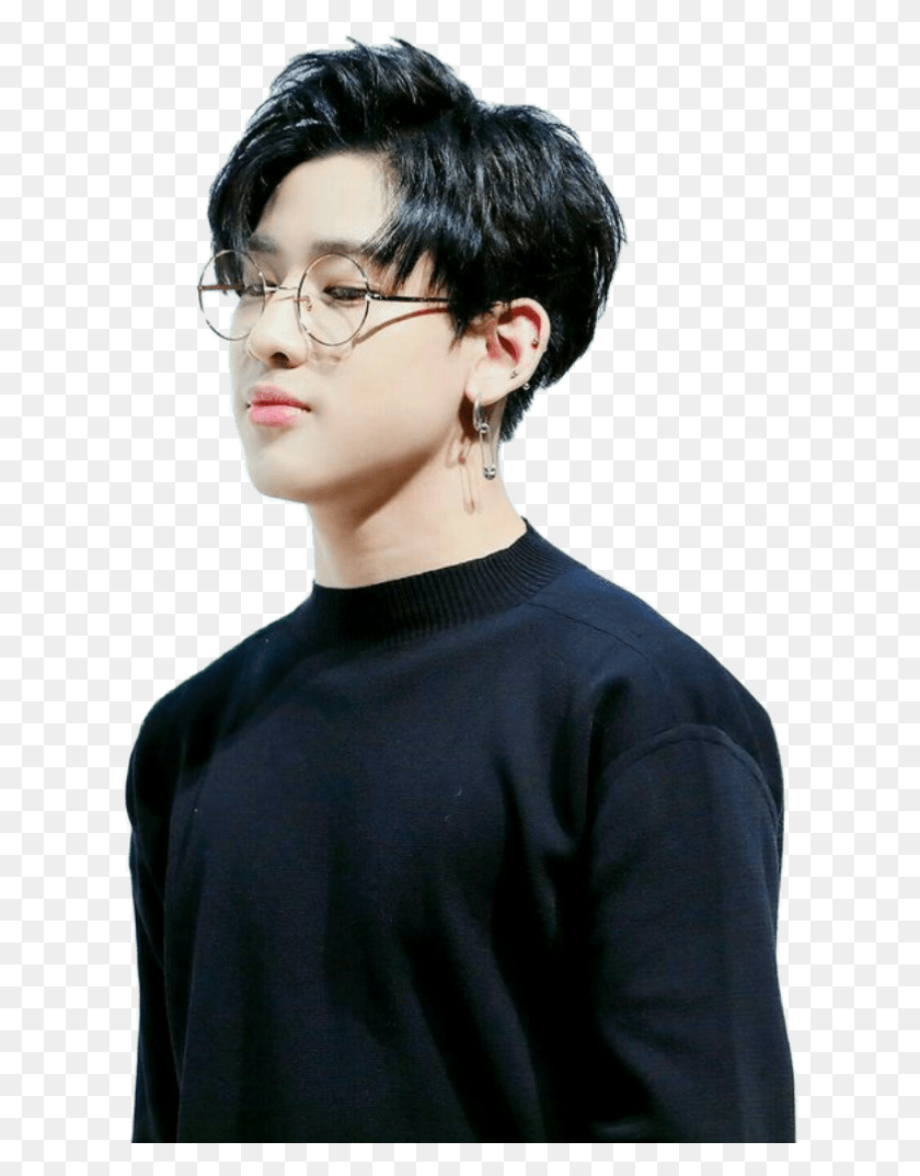619x1013 Bambam Got7 Sticker Bambam, Glasses, Accessories, Accessory HD PNG Download
