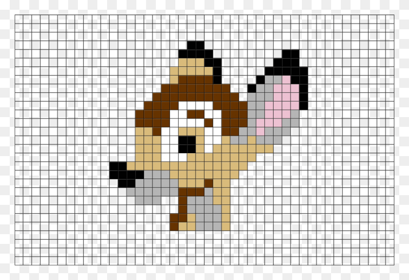 880x581 Bambi En Pixel Art, Игра, Головоломка Hd Png Скачать