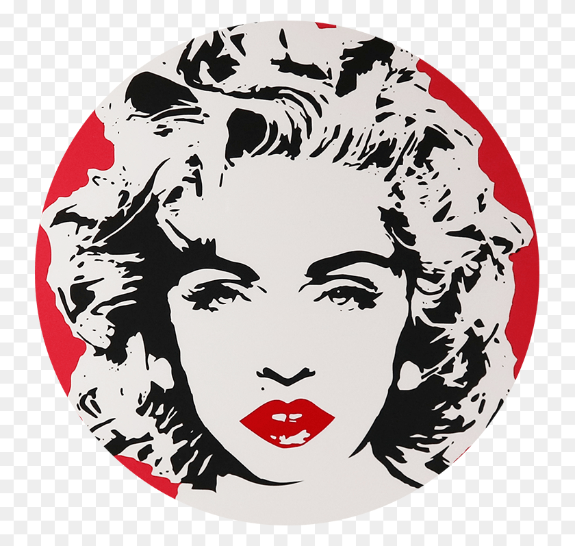 737x737 Bambi Street Artist Madonna, Poster, Advertisement, Stencil HD PNG Download