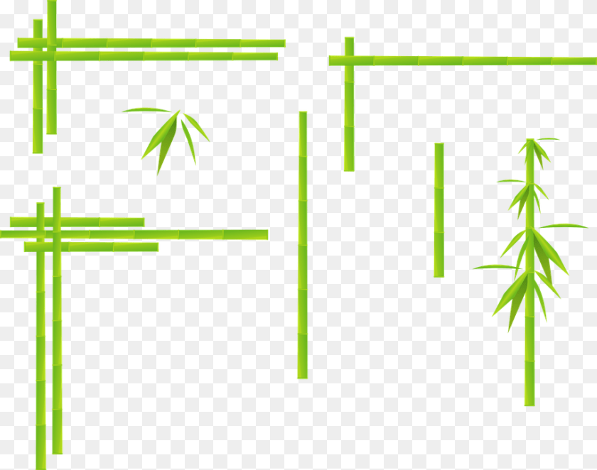 913x720 Bamboo Corner Design, Plant Clipart PNG