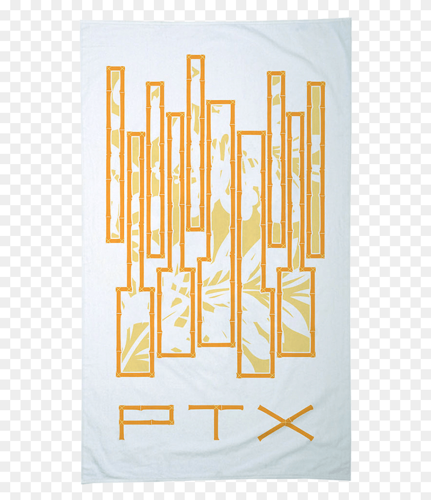 534x915 Bamboo Keys Beach Towel Piano Key Pentatonix Logo, Modern Art, Rug HD PNG Download