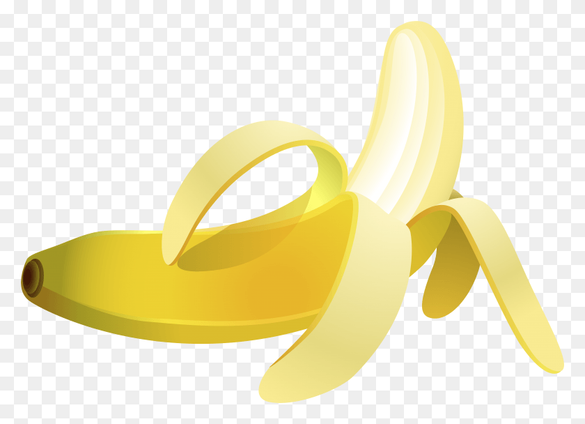 7859x5523 Banana Clip Art Pisang, Fruit, Plant, Food HD PNG Download