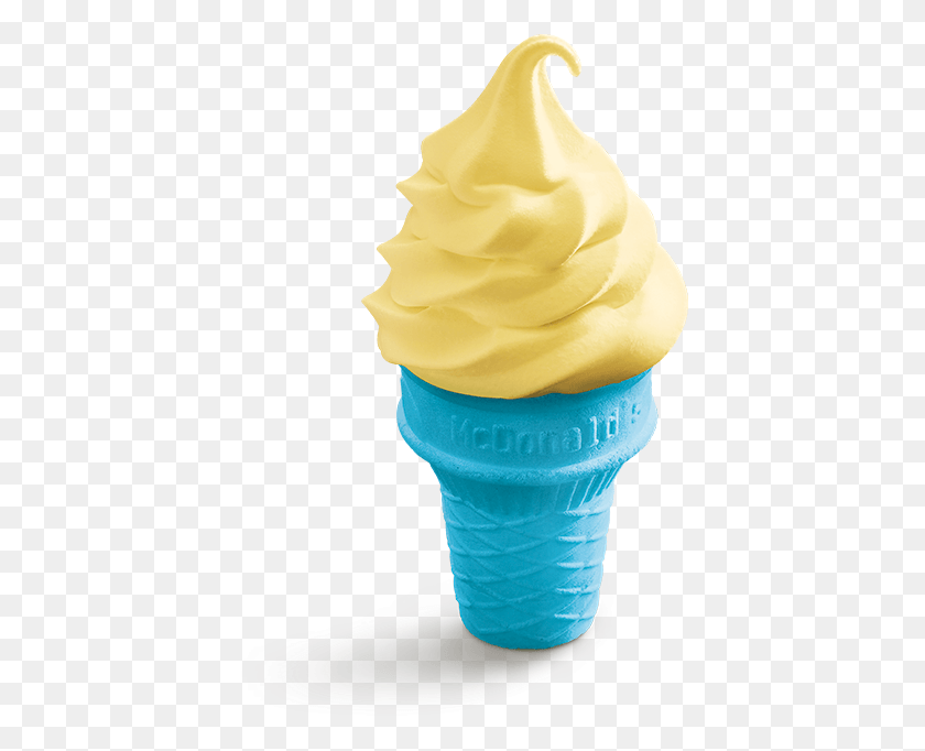 411x622 Banana Cone Mcdonalds Banana Ice Cream, Cream, Dessert, Food HD PNG Download