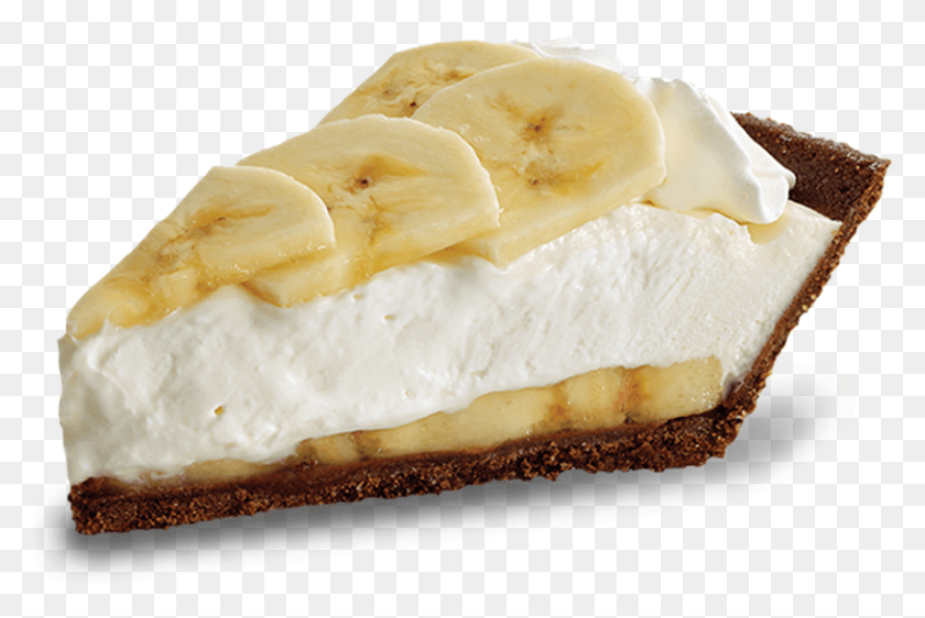 815x525 Banana Cream Pie Cream Pie Transparent, Plant, Food, Fruit HD PNG Download