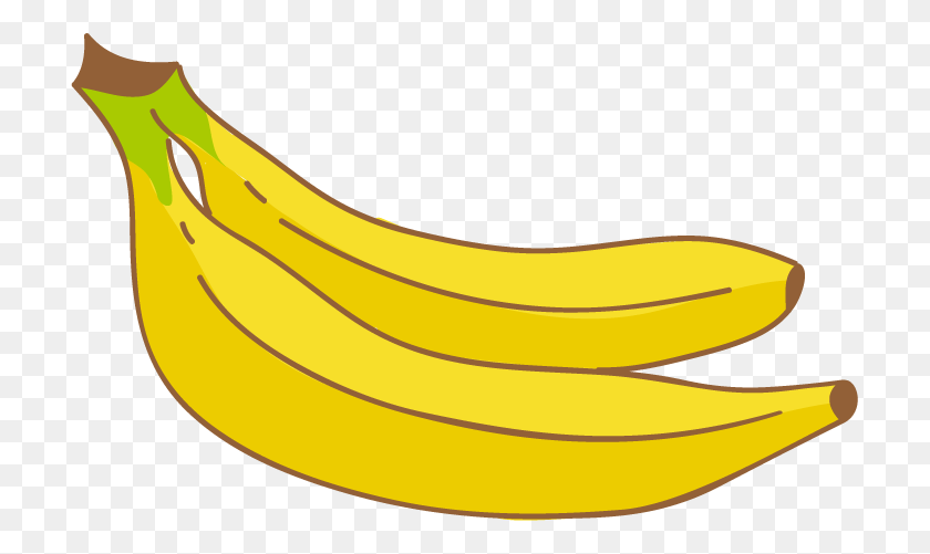 711x441 Banana Png / Plátano Png