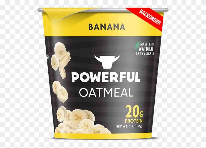 547x545 Banana Oatmeal Banana Powerful Oatmeal, Plant, Food, Popcorn HD PNG Download