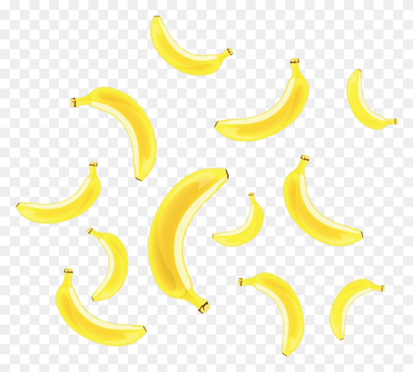 971x867 Банан Pltano Банан Банан Лол Миньоны Желтый Саба Банан, Растение, Фрукты, Еда Png Скачать