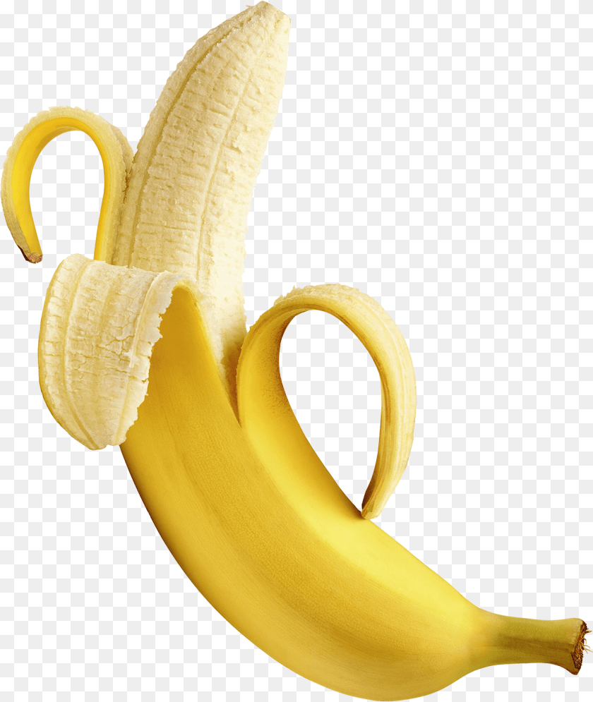 Banana Single Banana, Food, Fruit, Plant, Produce Clipart PNG