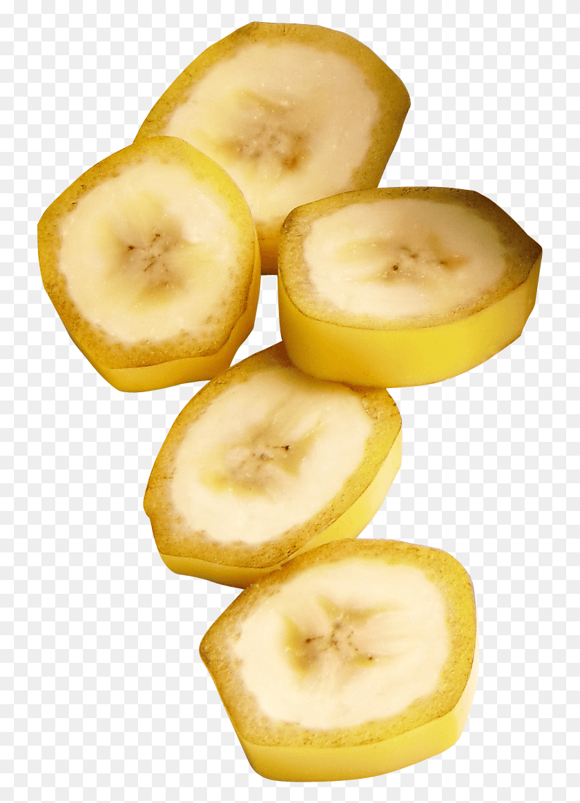733x1103 Ломтики Банана Прозрачное Изображение На Прозрачном Фоне Нарезанный Банан, Растение, Яйцо, Еда Png Скачать