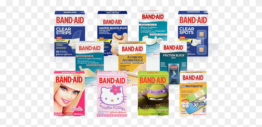595x347 Band Aid Products Transparent Header Band Aid, Bandage, First Aid, Flyer HD PNG Download