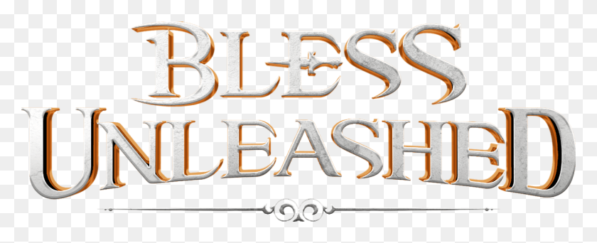 1200x435 Bandai Namco Entertainment America Releases New Crusader Bless Unleashed Logo, Text, Alphabet, Label HD PNG Download