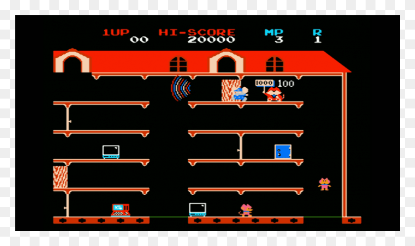 1281x721 Bandai Namco Flashback Blast Pac Man Pac Mania Mappy Game, Scoreboard, Super Mario, Text HD PNG Download
