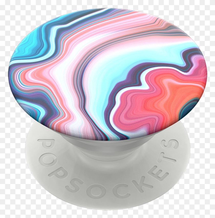 796x810 Banded Popsockets Popgrip Opal, Bowl, Dish, Meal HD PNG Download