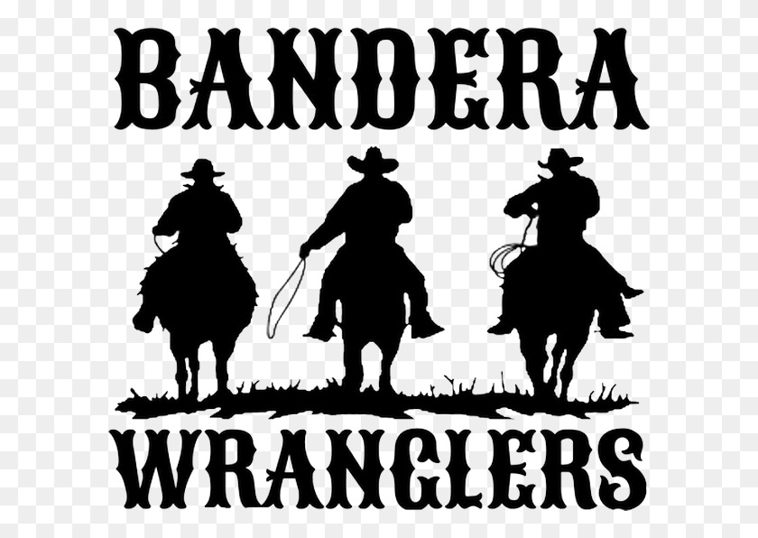600x536 Bandera Wranglers Mixer Cowboys On Horses Silhouette, Horse, Mammal, Animal HD PNG Download