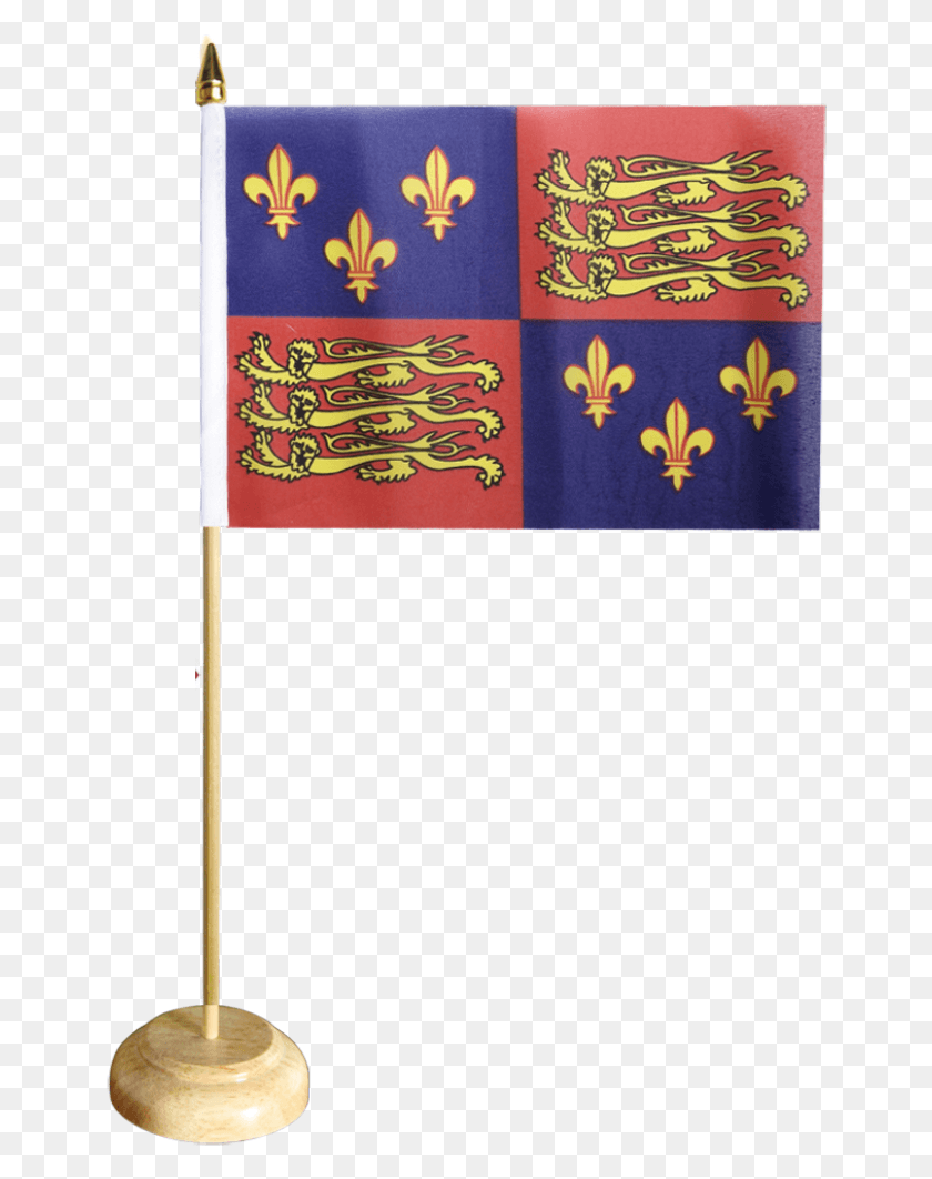 650x1002 Bandiera Da Tavolo Regno Unito Royal Banner 1485 1547 Flag, Symbol, Text, Clothing HD PNG Download