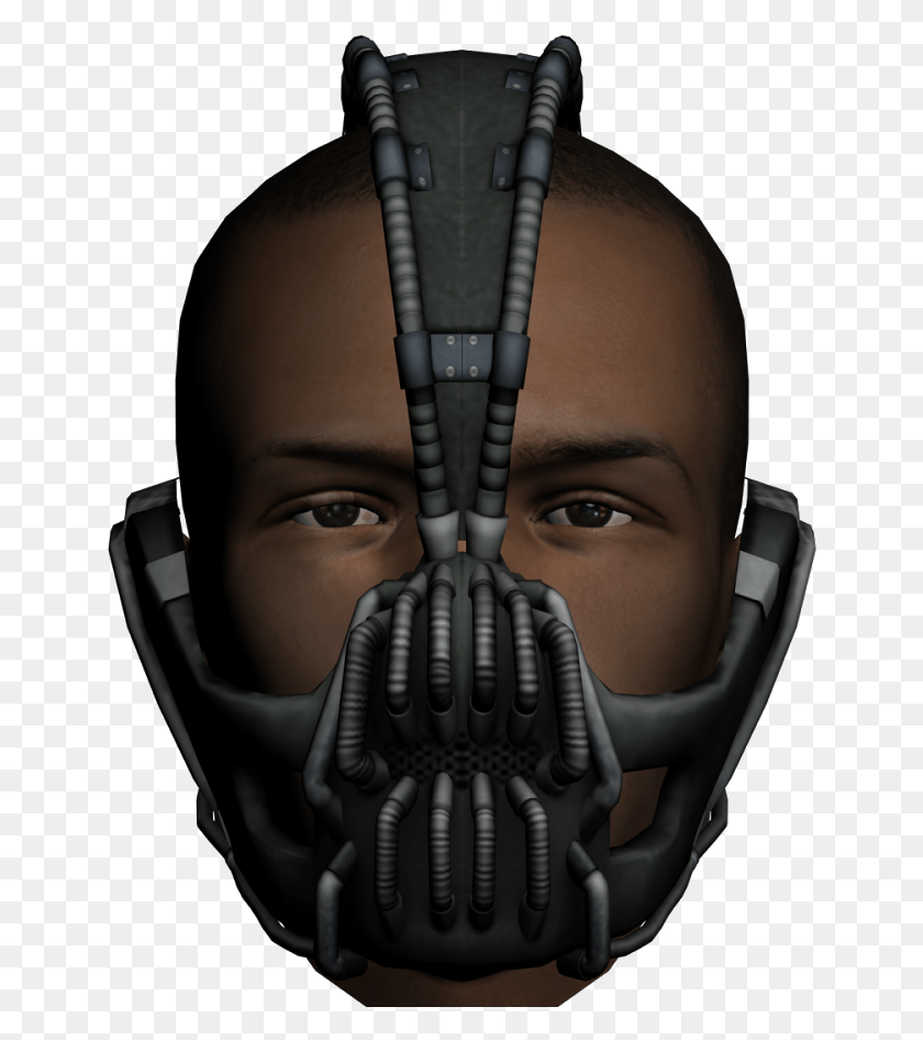 646x886 Bane Mask T Oxygen Mask, Head, Face, Person HD PNG Download