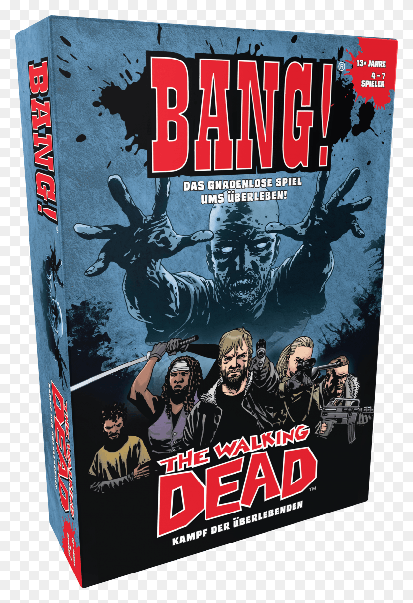 1562x2335 Bang The Walking Dead 3d Box Highres Bang The Walking Dead, Person, Human, Poster HD PNG Download