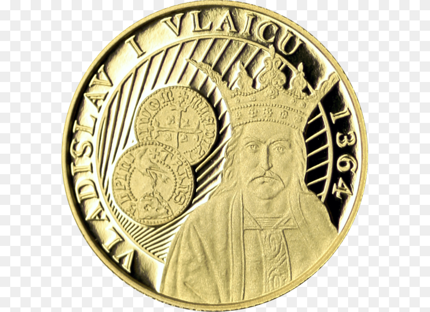 600x609 Bani And 100 Lei 2014 Romania Reverse Monede De Aur Romanesti, Person, Coin, Face, Head Transparent PNG