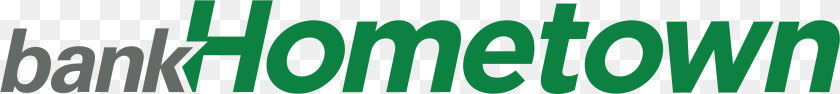 3651x410 Bank Hometown, Green, Logo, Text Transparent PNG