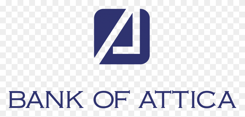 2176x955 Bank Of Attica Logo Transparent Electric Blue, Text, Alphabet, Word HD PNG Download