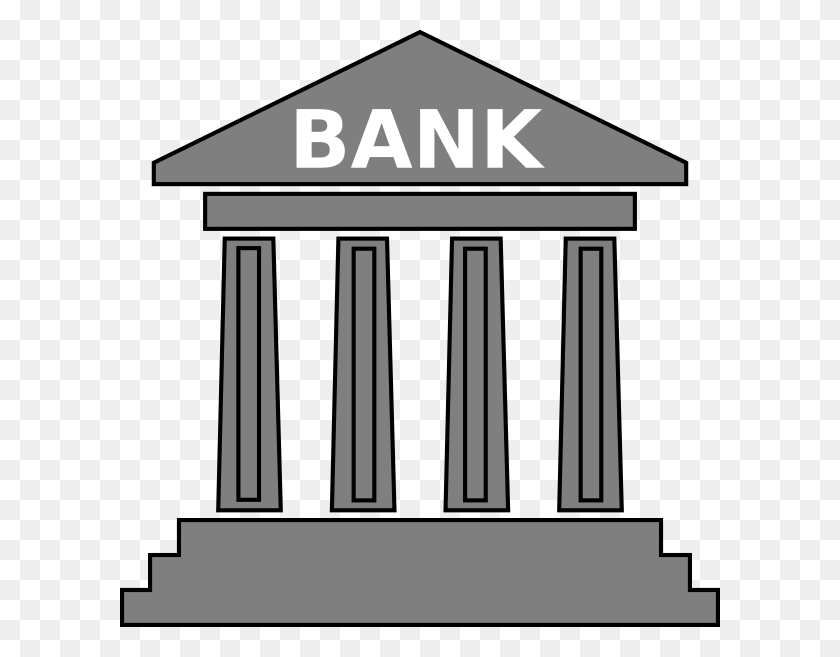 600x597 Bank Pic Bank Clipart Transparent Background, Architecture, Building, Pillar HD PNG Download