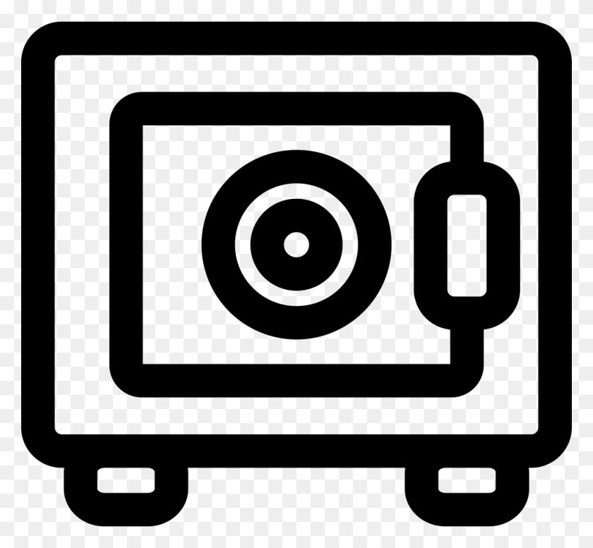 980x902 Banks Svg Icon Free Onlinewebfonts Safe Box Icon, Camera, Electronics, Webcam HD PNG Download