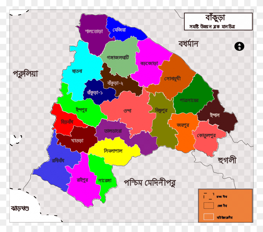 1173x1024 Bankura Tehsil Map Bn Bankura Map, Diagram, Plot, Atlas Hd Png