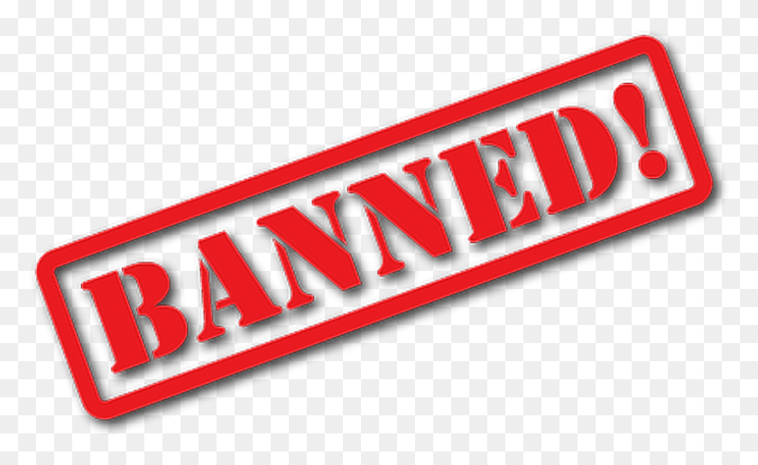 793x463 Banned Logo Banned, Word, Text, Alphabet Descargar Hd Png