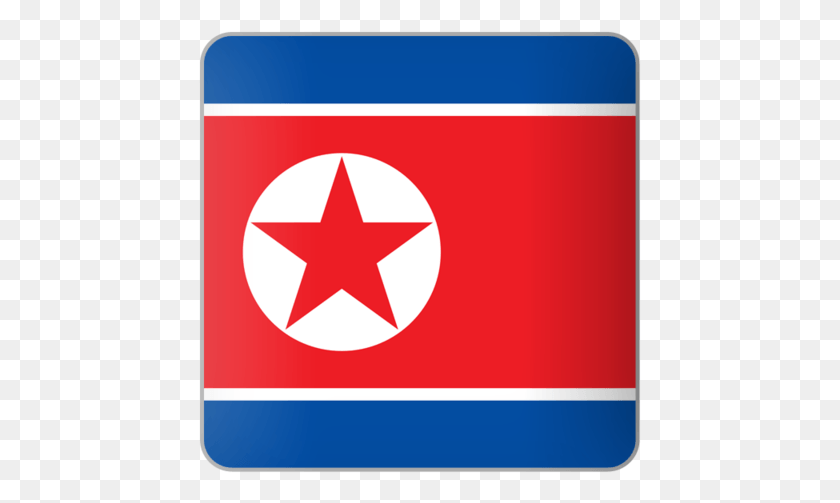 443x443 Descargar Png / Bandera De Corea Del Norte Png