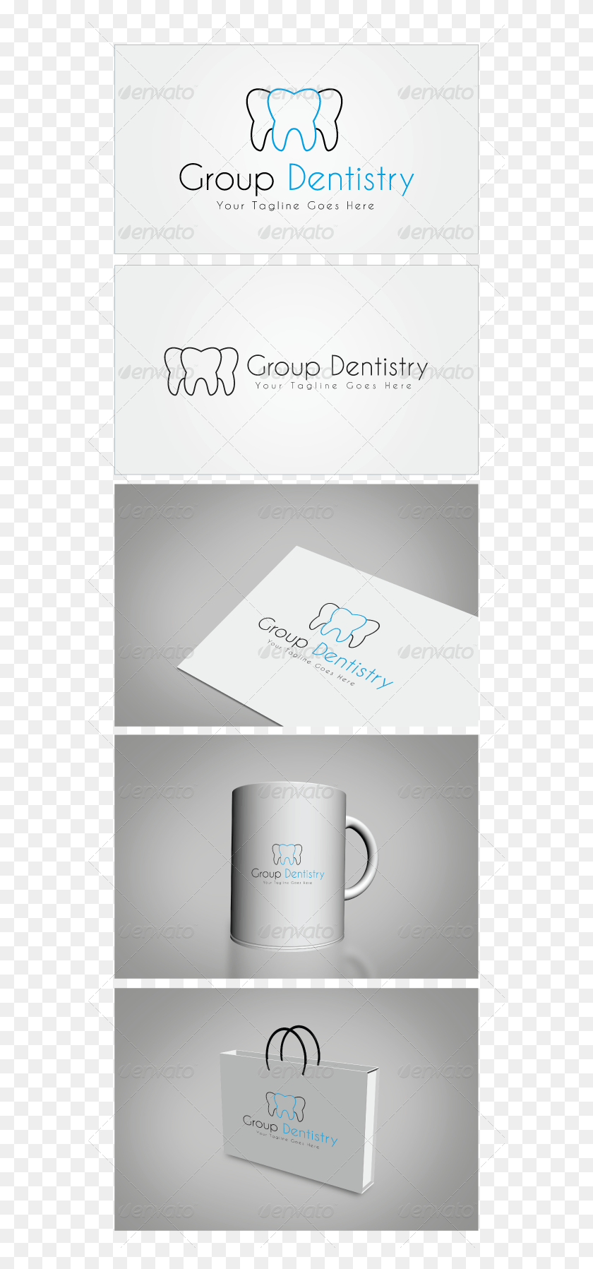 590x1737 Banner Black And White Group Dentistry Logo Template Cup, Coffee Cup, Text, Paper HD PNG Download