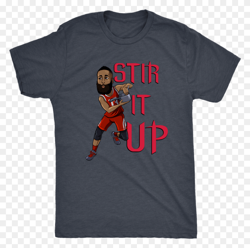 961x953 Banner Black And White Stock James Harden Stir It Up Shirt, Clothing, Apparel, T-shirt HD PNG Download