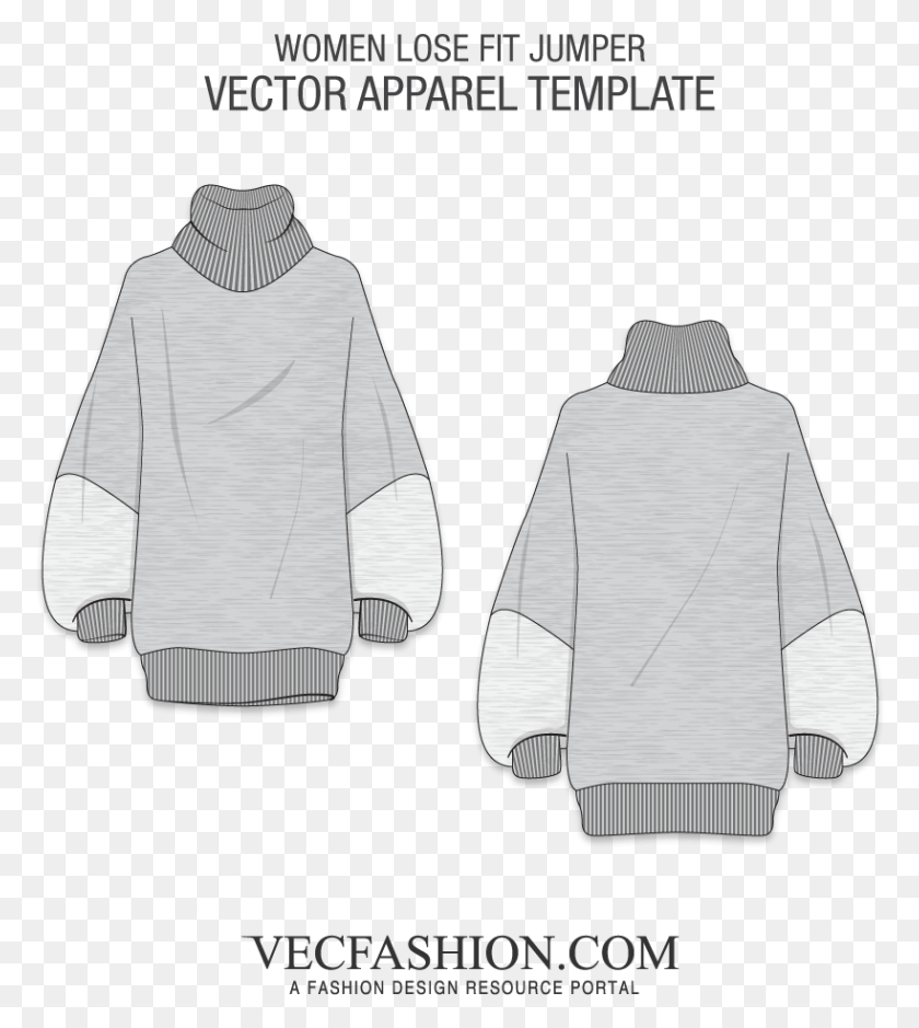 819x923 Banner Black And White Sweaters Desain Jaket Parka Vector, Clothing, Apparel, Sweater HD PNG Download
