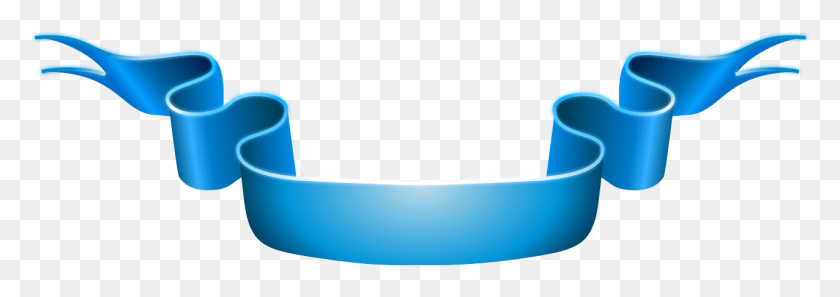1275x389 Banner Blue Ribbon Blue Vector Banner, Tub, Bowl, Bathtub HD PNG Download