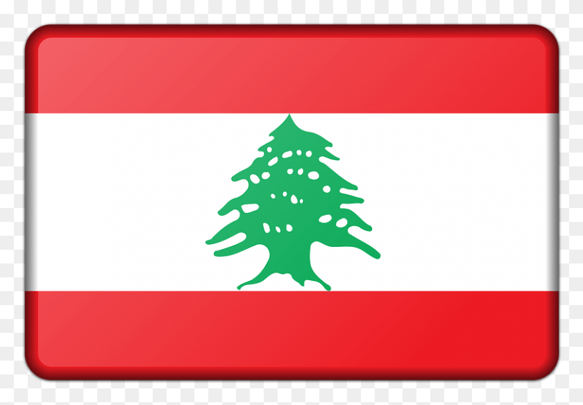 811x545 La Bandera De Líbano Png / Bandera Png