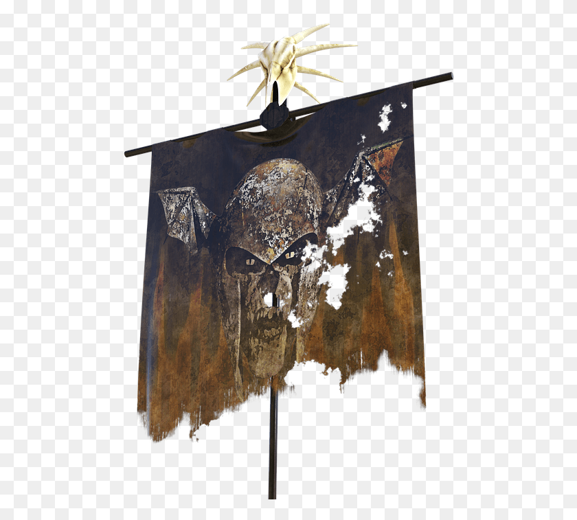 486x697 Banner Flag Map Flutter Country Middle Ages Middle Ages Flag, Sink Faucet HD PNG Download